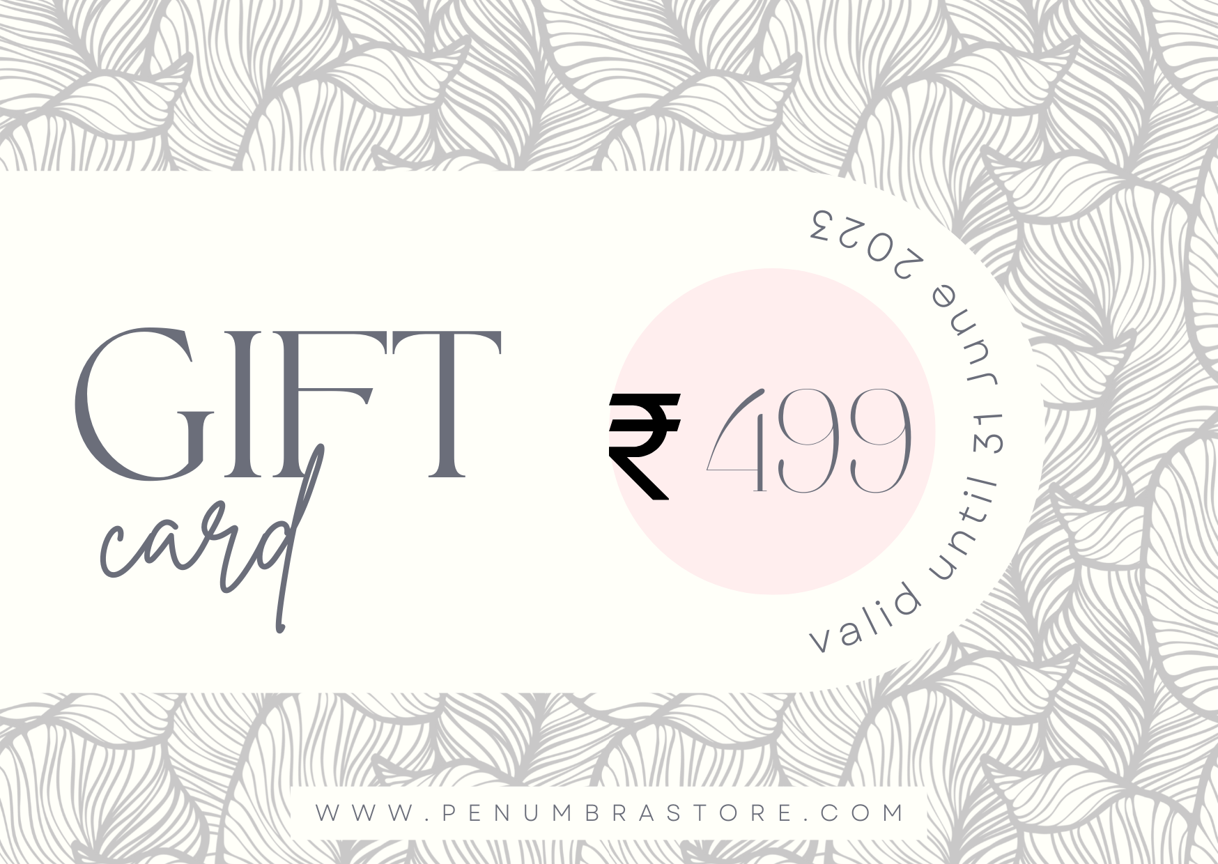 Penumbra Gift Card