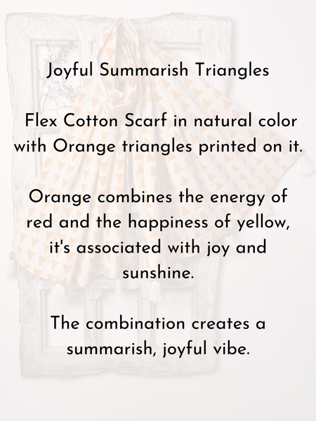 Joyful Summarish Triangles- Printed
