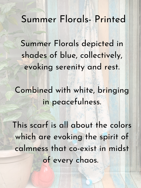 Summer Florals- Printed